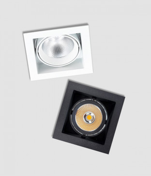 LED COB 노카 1구 스포트 매입등, 매입조명 (30W 블랙 화이트 필립스)