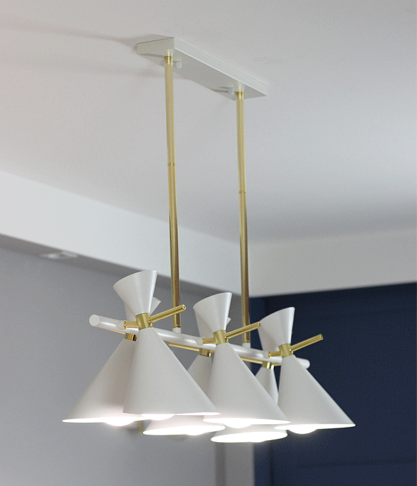 윈디 6등 식탁등 [블랙/화이트]